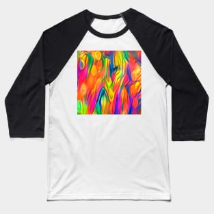 Colored paint background Baseball T-Shirt